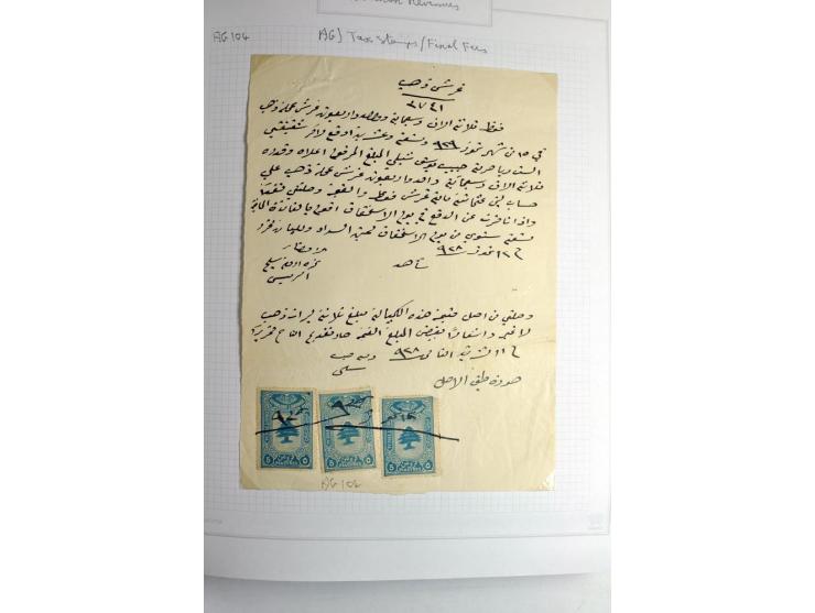 REVENUE: 1919/2000 (ca.), ungebrauchte, ungestempelte reichhaltige Spezialsammlung mit vielen besseren Werten und kompletten 