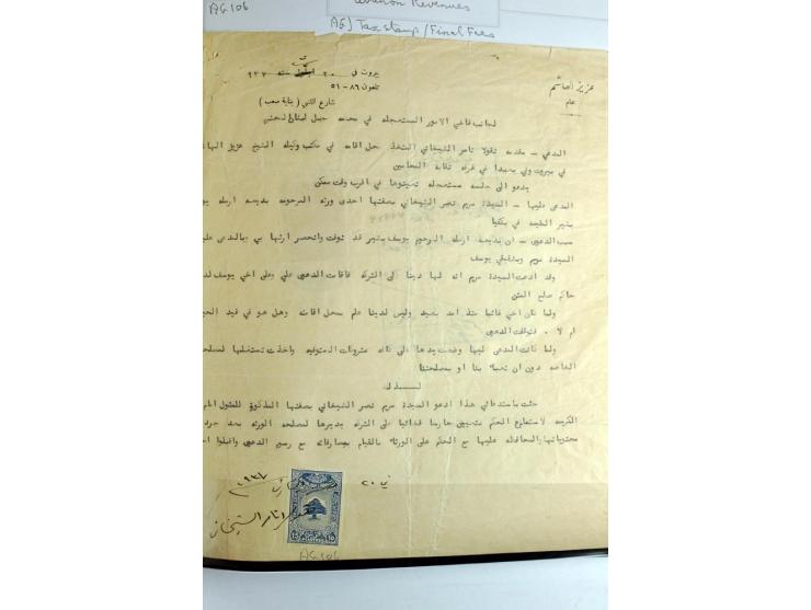 REVENUE: 1919/2000 (ca.), ungebrauchte, ungestempelte reichhaltige Spezialsammlung mit vielen besseren Werten und kompletten 