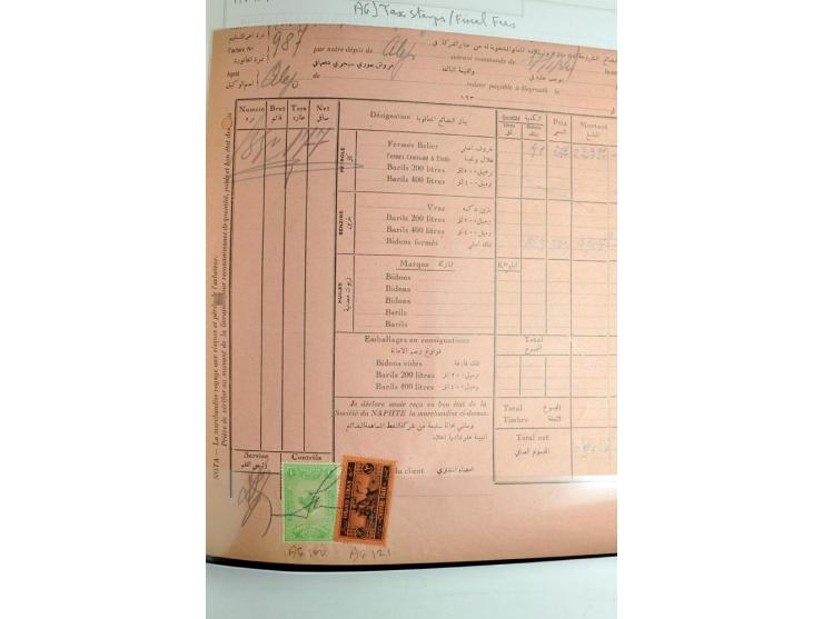REVENUE: 1919/2000 (ca.), ungebrauchte, ungestempelte reichhaltige Spezialsammlung mit vielen besseren Werten und kompletten 