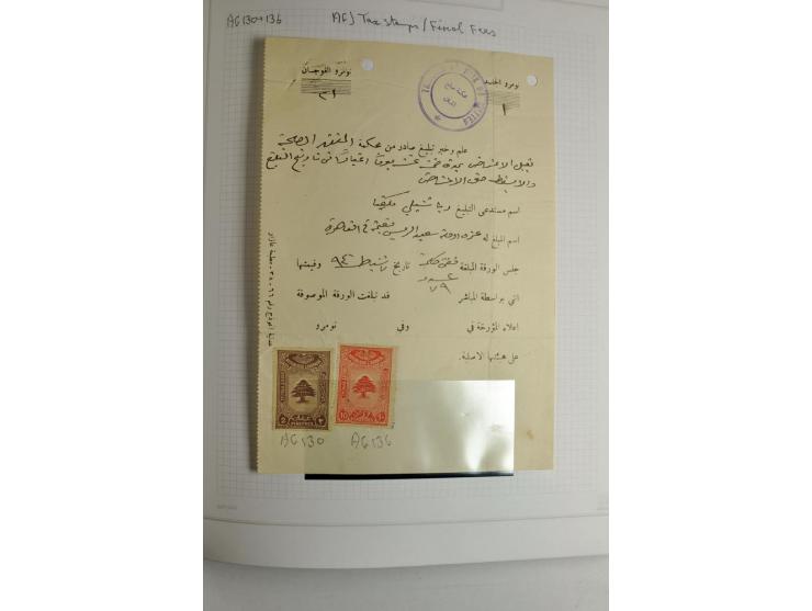 REVENUE: 1919/2000 (ca.), ungebrauchte, ungestempelte reichhaltige Spezialsammlung mit vielen besseren Werten und kompletten 