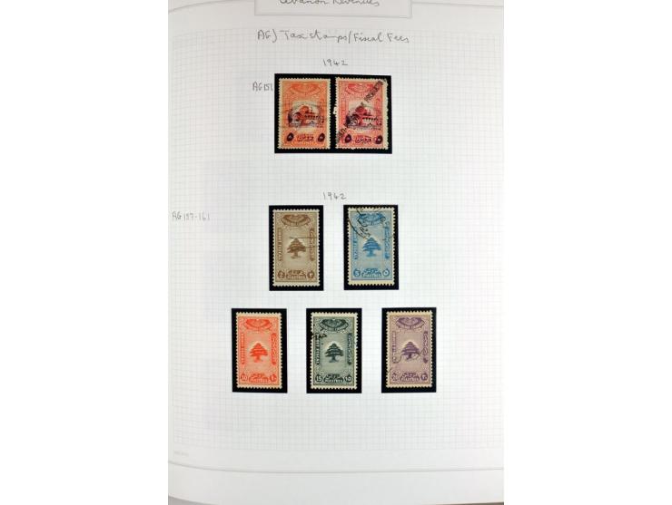 REVENUE: 1919/2000 (ca.), ungebrauchte, ungestempelte reichhaltige Spezialsammlung mit vielen besseren Werten und kompletten 