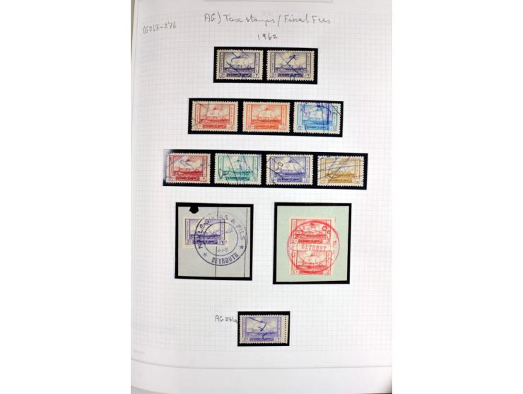 REVENUE: 1919/2000 (ca.), ungebrauchte, ungestempelte reichhaltige Spezialsammlung mit vielen besseren Werten und kompletten 