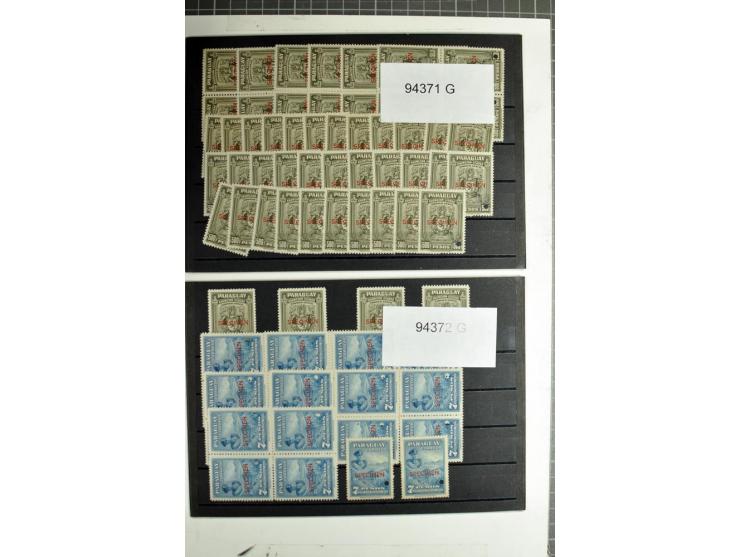 1939/41 (ca.), postfrischer Lagerbestand von über 9000 Werten mit Aufdruck 'SPECIMEN' und amtlicher Lochung, dabei kpl. Sätze
