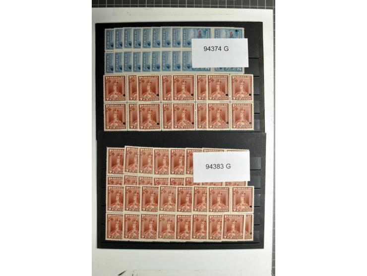 1939/41 (ca.), postfrischer Lagerbestand von über 9000 Werten mit Aufdruck 'SPECIMEN' und amtlicher Lochung, dabei kpl. Sätze