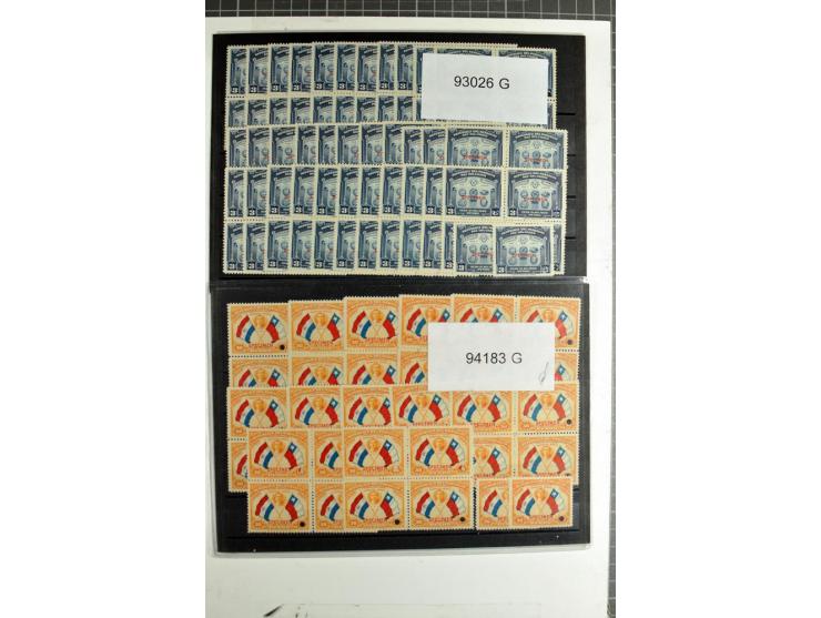 1939/41 (ca.), postfrischer Lagerbestand von über 9000 Werten mit Aufdruck 'SPECIMEN' und amtlicher Lochung, dabei kpl. Sätze