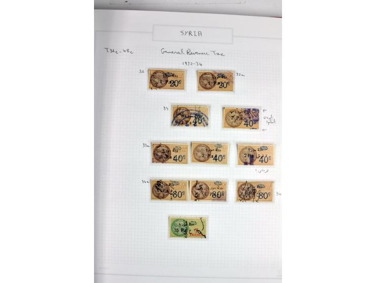 REVENUES: 1916/95 (ca.), sehr schöne spezialisierte zweibändige Sammlung mit einer Vielzahl von ungebrauchten und gebrauchten