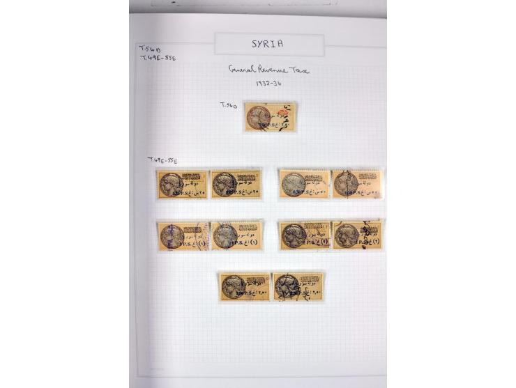 REVENUES: 1916/95 (ca.), sehr schöne spezialisierte zweibändige Sammlung mit einer Vielzahl von ungebrauchten und gebrauchten