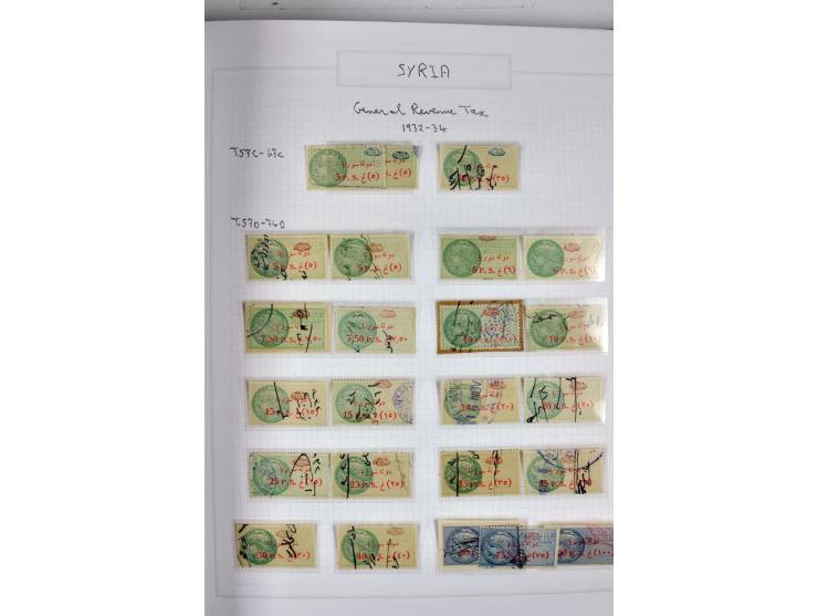 REVENUES: 1916/95 (ca.), sehr schöne spezialisierte zweibändige Sammlung mit einer Vielzahl von ungebrauchten und gebrauchten