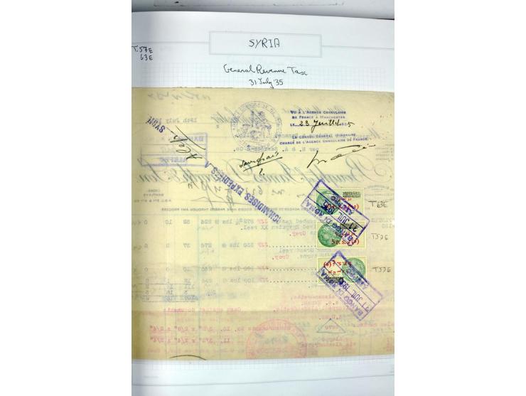 REVENUES: 1916/95 (ca.), sehr schöne spezialisierte zweibändige Sammlung mit einer Vielzahl von ungebrauchten und gebrauchten