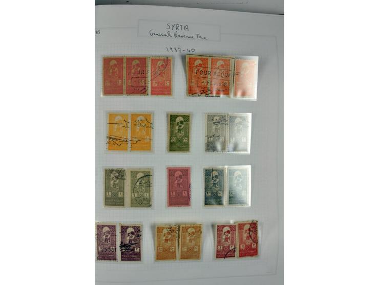 REVENUES: 1916/95 (ca.), sehr schöne spezialisierte zweibändige Sammlung mit einer Vielzahl von ungebrauchten und gebrauchten