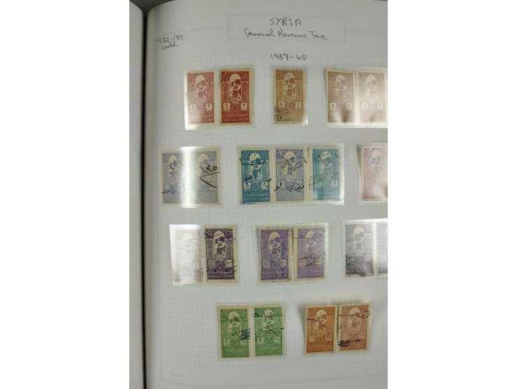 REVENUES: 1916/95 (ca.), sehr schöne spezialisierte zweibändige Sammlung mit einer Vielzahl von ungebrauchten und gebrauchten