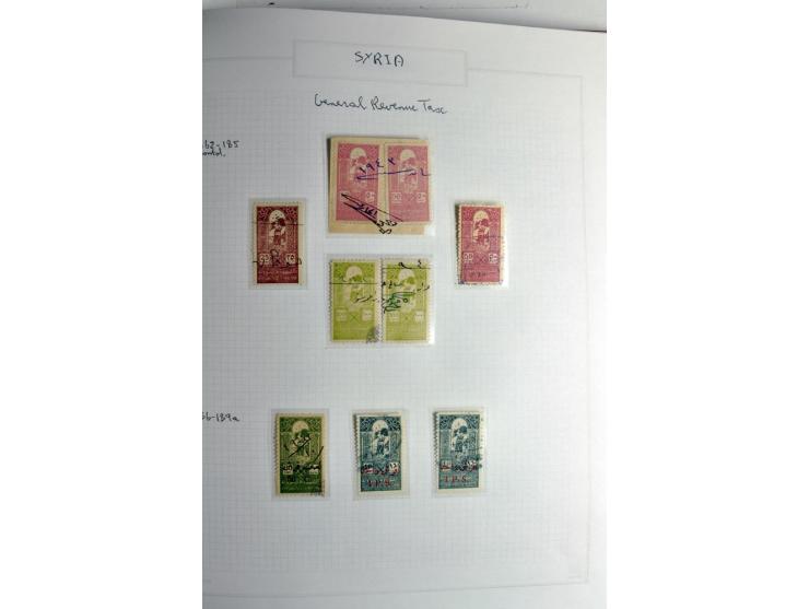 REVENUES: 1916/95 (ca.), sehr schöne spezialisierte zweibändige Sammlung mit einer Vielzahl von ungebrauchten und gebrauchten