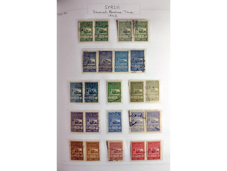 REVENUES: 1916/95 (ca.), sehr schöne spezialisierte zweibändige Sammlung mit einer Vielzahl von ungebrauchten und gebrauchten