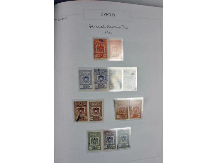 REVENUES: 1916/95 (ca.), sehr schöne spezialisierte zweibändige Sammlung mit einer Vielzahl von ungebrauchten und gebrauchten