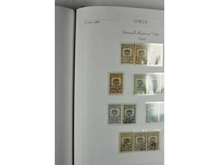 REVENUES: 1916/95 (ca.), sehr schöne spezialisierte zweibändige Sammlung mit einer Vielzahl von ungebrauchten und gebrauchten