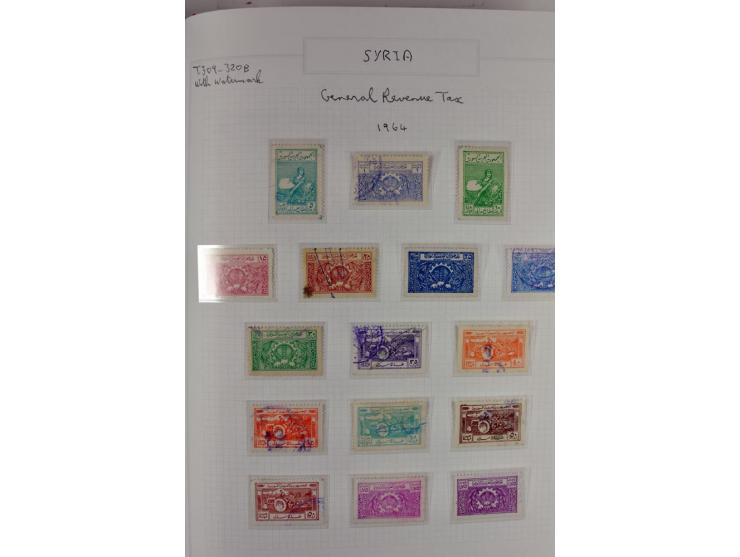 REVENUES: 1916/95 (ca.), sehr schöne spezialisierte zweibändige Sammlung mit einer Vielzahl von ungebrauchten und gebrauchten