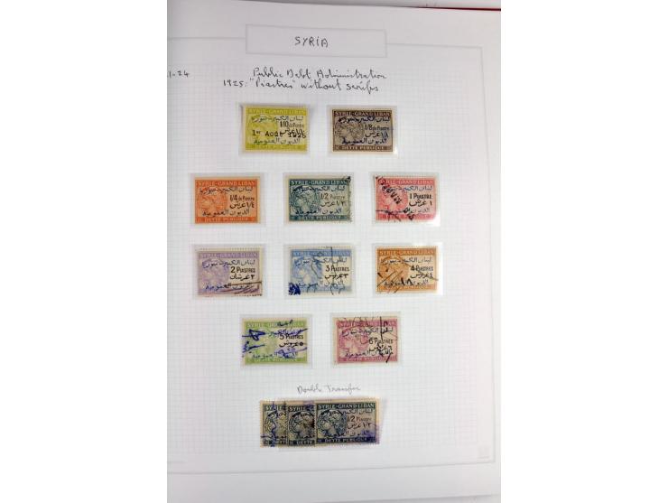 REVENUES: 1916/95 (ca.), sehr schöne spezialisierte zweibändige Sammlung mit einer Vielzahl von ungebrauchten und gebrauchten