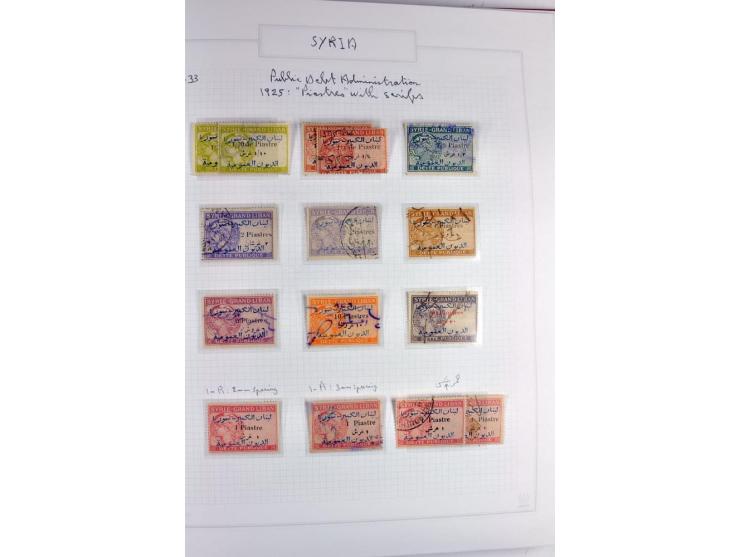 REVENUES: 1916/95 (ca.), sehr schöne spezialisierte zweibändige Sammlung mit einer Vielzahl von ungebrauchten und gebrauchten