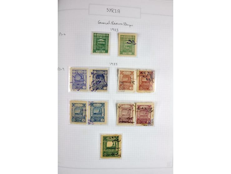 REVENUES: 1916/95 (ca.), sehr schöne spezialisierte zweibändige Sammlung mit einer Vielzahl von ungebrauchten und gebrauchten