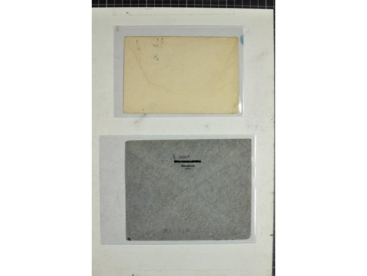 1906/60 (ca.), 14 Briefe und Karten, dabei Reco, Zensur, Luftpost etc.