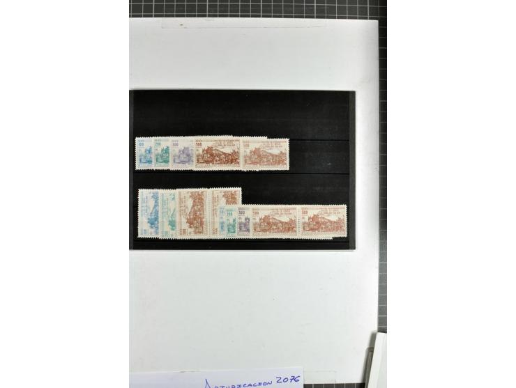 1970/90, postfrische Partie mit vielen ungezähnten Ausgaben diverser Gebiete, einige tausend Marken und Blocks