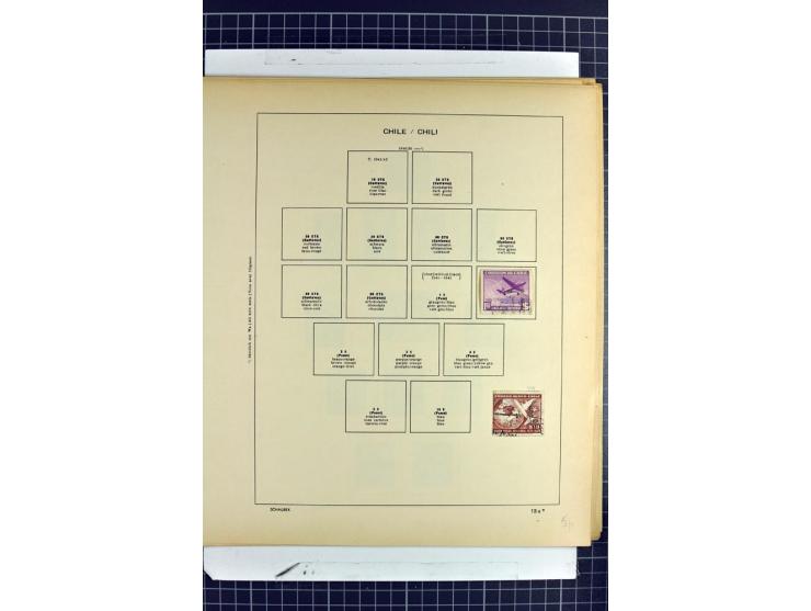SÜDAMERIKA: 1859/1982, vorwiegend gestempelte Sammlung mit Chile, Venezuela, Bolivien mit Mi.-Nr. 4 gestempelt,  außerdem Kol