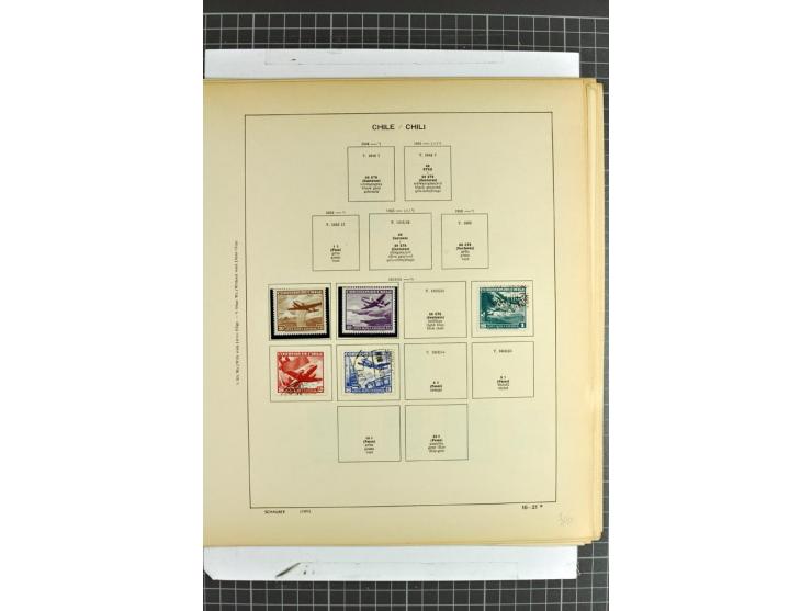 SÜDAMERIKA: 1859/1982, vorwiegend gestempelte Sammlung mit Chile, Venezuela, Bolivien mit Mi.-Nr. 4 gestempelt,  außerdem Kol