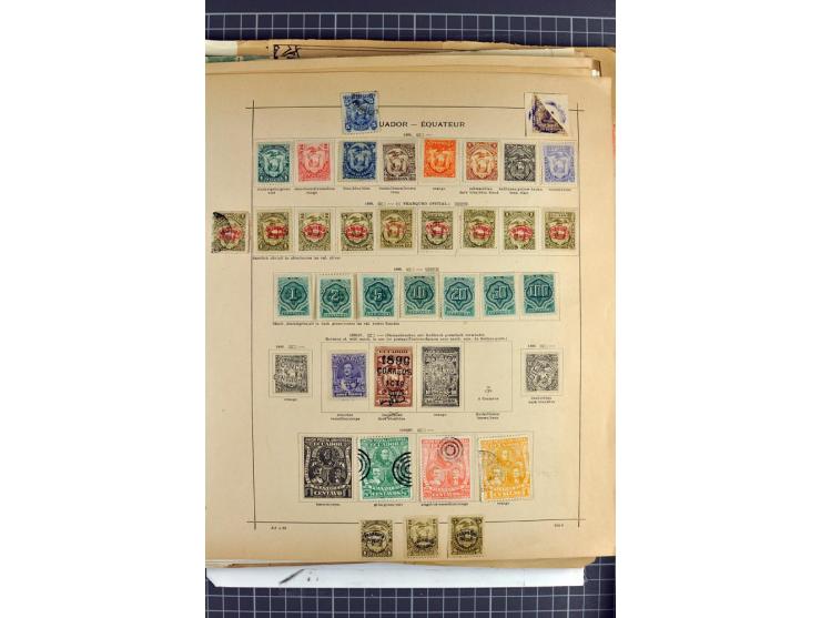 SÜDAMERIKA: 1859/1982, vorwiegend gestempelte Sammlung mit Chile, Venezuela, Bolivien mit Mi.-Nr. 4 gestempelt,  außerdem Kol