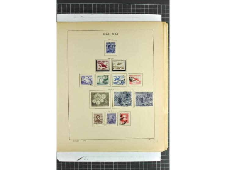 SÜDAMERIKA: 1859/1982, vorwiegend gestempelte Sammlung mit Chile, Venezuela, Bolivien mit Mi.-Nr. 4 gestempelt,  außerdem Kol