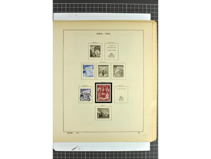 SÜDAMERIKA: 1859/1982, vorwiegend gestempelte Sammlung mit Chile, Venezuela, Bolivien mit Mi.-Nr. 4 gestempelt,  außerdem Kol