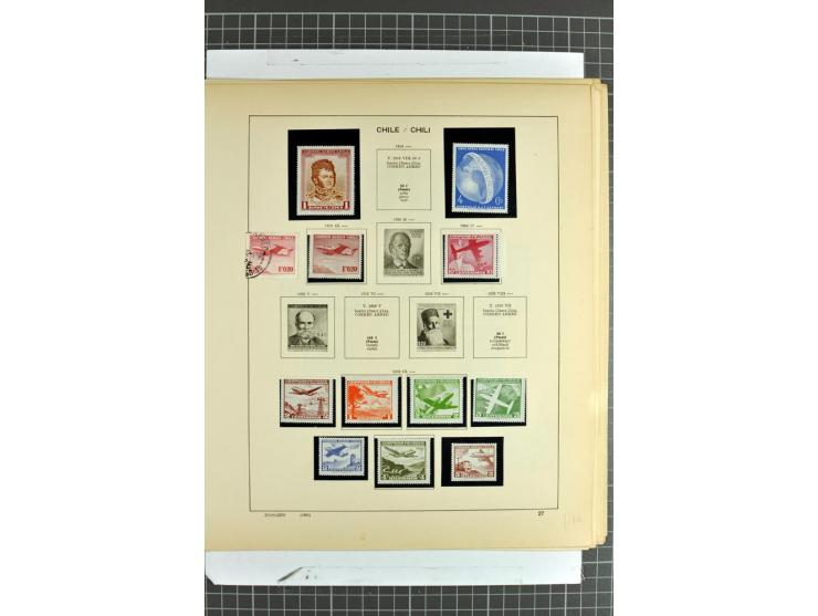SÜDAMERIKA: 1859/1982, vorwiegend gestempelte Sammlung mit Chile, Venezuela, Bolivien mit Mi.-Nr. 4 gestempelt,  außerdem Kol