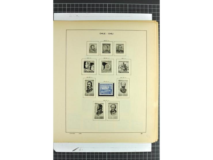 SÜDAMERIKA: 1859/1982, vorwiegend gestempelte Sammlung mit Chile, Venezuela, Bolivien mit Mi.-Nr. 4 gestempelt,  außerdem Kol