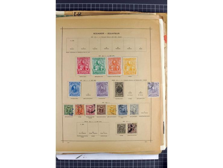 SÜDAMERIKA: 1859/1982, vorwiegend gestempelte Sammlung mit Chile, Venezuela, Bolivien mit Mi.-Nr. 4 gestempelt,  außerdem Kol