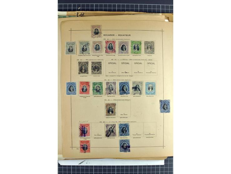 SÜDAMERIKA: 1859/1982, vorwiegend gestempelte Sammlung mit Chile, Venezuela, Bolivien mit Mi.-Nr. 4 gestempelt,  außerdem Kol