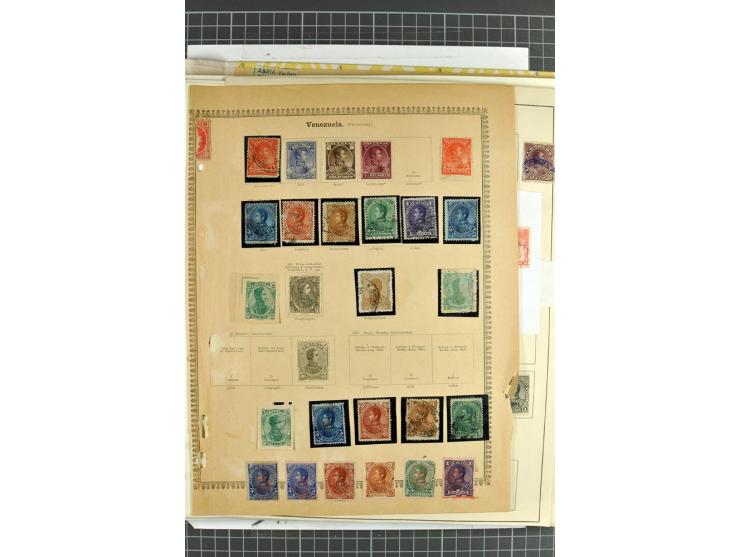 SÜDAMERIKA: 1859/1982, vorwiegend gestempelte Sammlung mit Chile, Venezuela, Bolivien mit Mi.-Nr. 4 gestempelt,  außerdem Kol