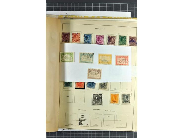 SÜDAMERIKA: 1859/1982, vorwiegend gestempelte Sammlung mit Chile, Venezuela, Bolivien mit Mi.-Nr. 4 gestempelt,  außerdem Kol