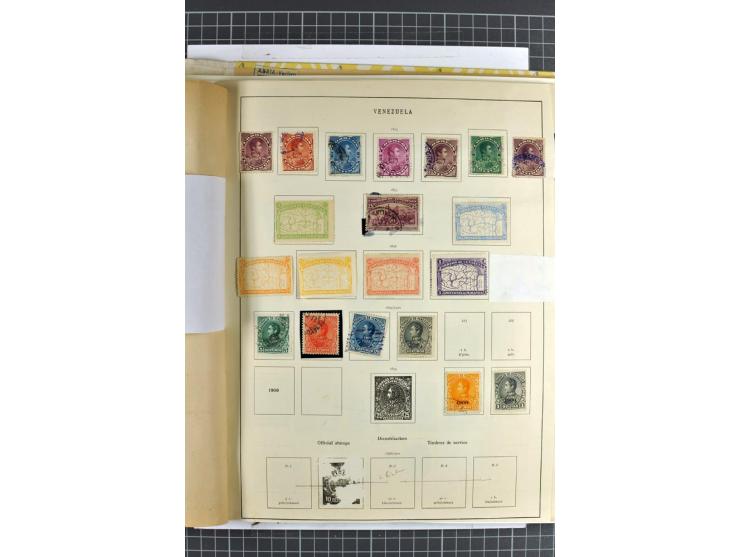 SÜDAMERIKA: 1859/1982, vorwiegend gestempelte Sammlung mit Chile, Venezuela, Bolivien mit Mi.-Nr. 4 gestempelt,  außerdem Kol