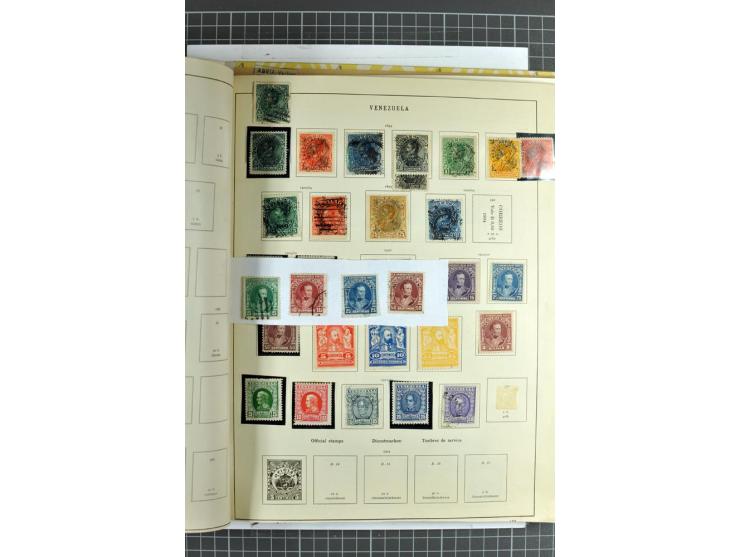 SÜDAMERIKA: 1859/1982, vorwiegend gestempelte Sammlung mit Chile, Venezuela, Bolivien mit Mi.-Nr. 4 gestempelt,  außerdem Kol