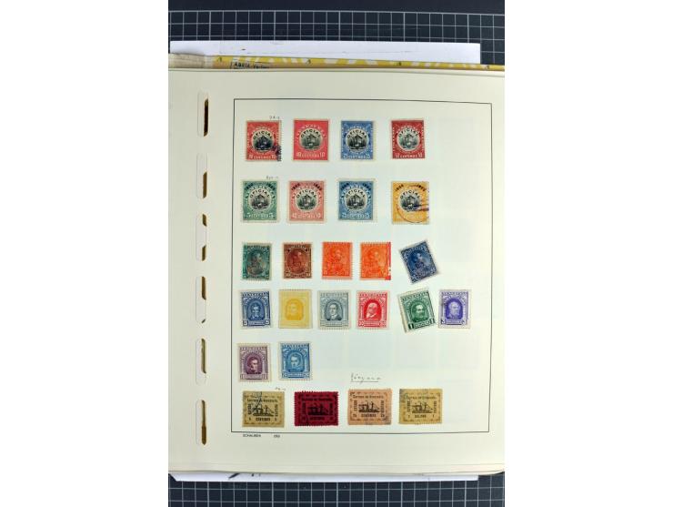 SÜDAMERIKA: 1859/1982, vorwiegend gestempelte Sammlung mit Chile, Venezuela, Bolivien mit Mi.-Nr. 4 gestempelt,  außerdem Kol