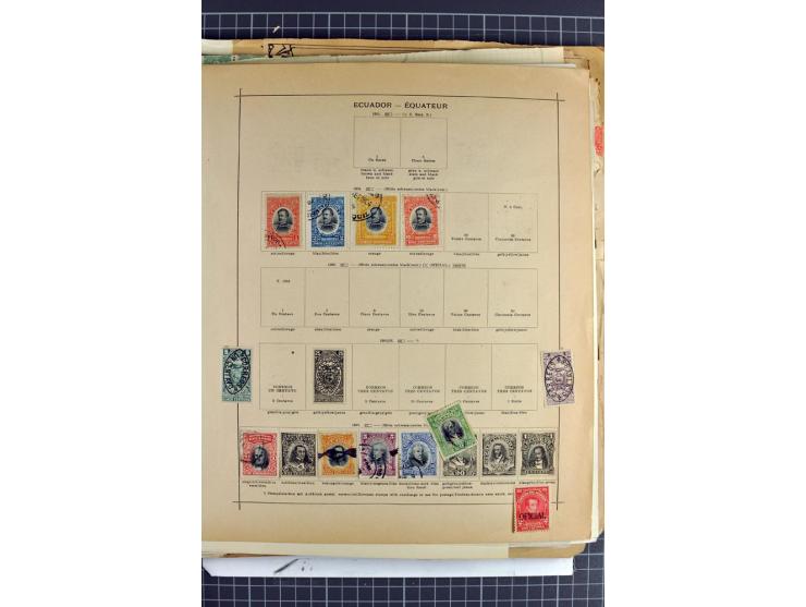 SÜDAMERIKA: 1859/1982, vorwiegend gestempelte Sammlung mit Chile, Venezuela, Bolivien mit Mi.-Nr. 4 gestempelt,  außerdem Kol