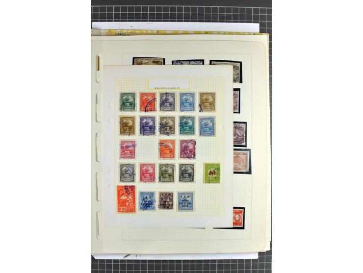 SÜDAMERIKA: 1859/1982, vorwiegend gestempelte Sammlung mit Chile, Venezuela, Bolivien mit Mi.-Nr. 4 gestempelt,  außerdem Kol