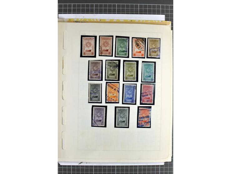 SÜDAMERIKA: 1859/1982, vorwiegend gestempelte Sammlung mit Chile, Venezuela, Bolivien mit Mi.-Nr. 4 gestempelt,  außerdem Kol