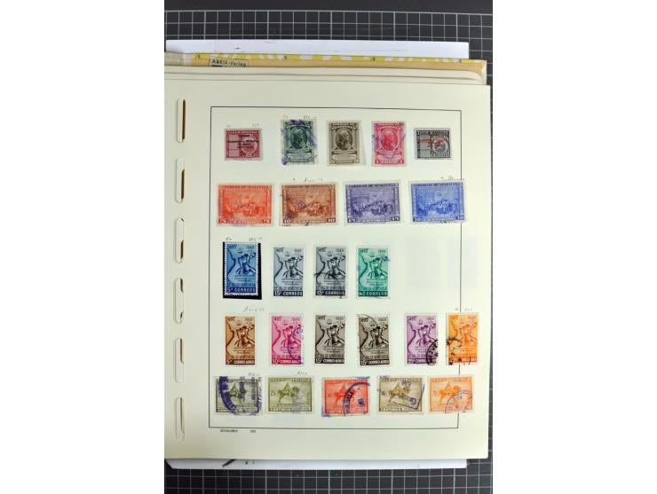 SÜDAMERIKA: 1859/1982, vorwiegend gestempelte Sammlung mit Chile, Venezuela, Bolivien mit Mi.-Nr. 4 gestempelt,  außerdem Kol