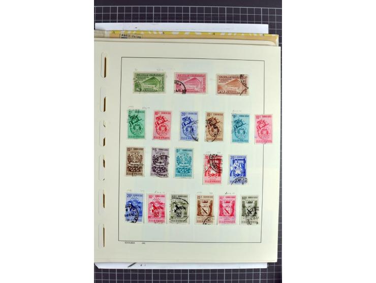 SÜDAMERIKA: 1859/1982, vorwiegend gestempelte Sammlung mit Chile, Venezuela, Bolivien mit Mi.-Nr. 4 gestempelt,  außerdem Kol