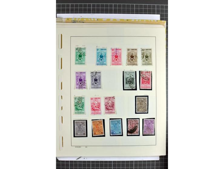 SÜDAMERIKA: 1859/1982, vorwiegend gestempelte Sammlung mit Chile, Venezuela, Bolivien mit Mi.-Nr. 4 gestempelt,  außerdem Kol