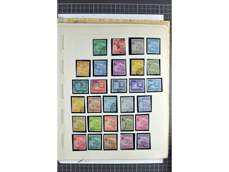 SÜDAMERIKA: 1859/1982, vorwiegend gestempelte Sammlung mit Chile, Venezuela, Bolivien mit Mi.-Nr. 4 gestempelt,  außerdem Kol