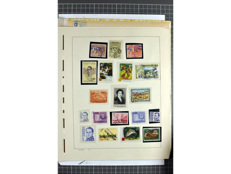 SÜDAMERIKA: 1859/1982, vorwiegend gestempelte Sammlung mit Chile, Venezuela, Bolivien mit Mi.-Nr. 4 gestempelt,  außerdem Kol