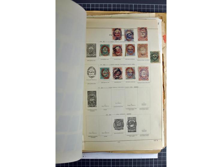 SÜDAMERIKA: 1859/1982, vorwiegend gestempelte Sammlung mit Chile, Venezuela, Bolivien mit Mi.-Nr. 4 gestempelt,  außerdem Kol