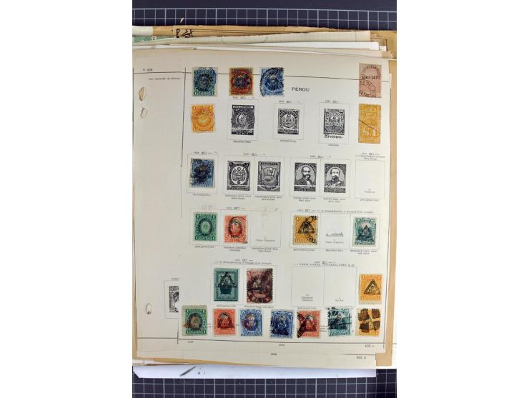 SÜDAMERIKA: 1859/1982, vorwiegend gestempelte Sammlung mit Chile, Venezuela, Bolivien mit Mi.-Nr. 4 gestempelt,  außerdem Kol