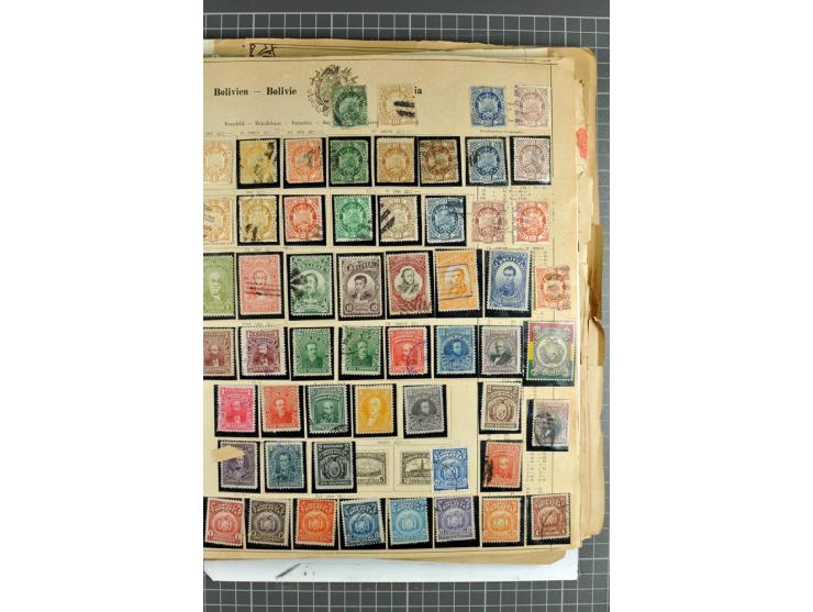 SÜDAMERIKA: 1859/1982, vorwiegend gestempelte Sammlung mit Chile, Venezuela, Bolivien mit Mi.-Nr. 4 gestempelt,  außerdem Kol